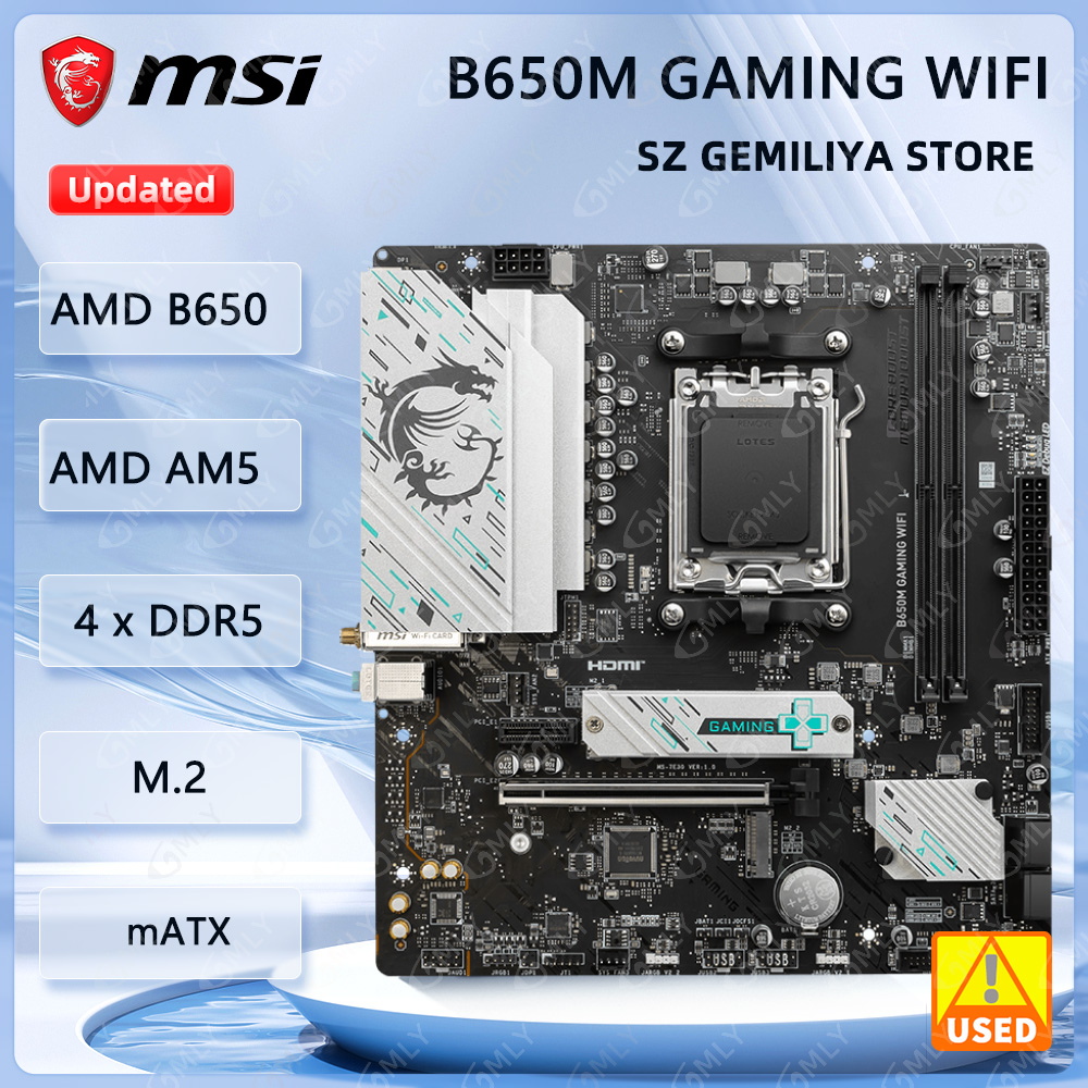 X870E Atx Motherboard - لوحة أم MSI B650M GAMING WIFI،