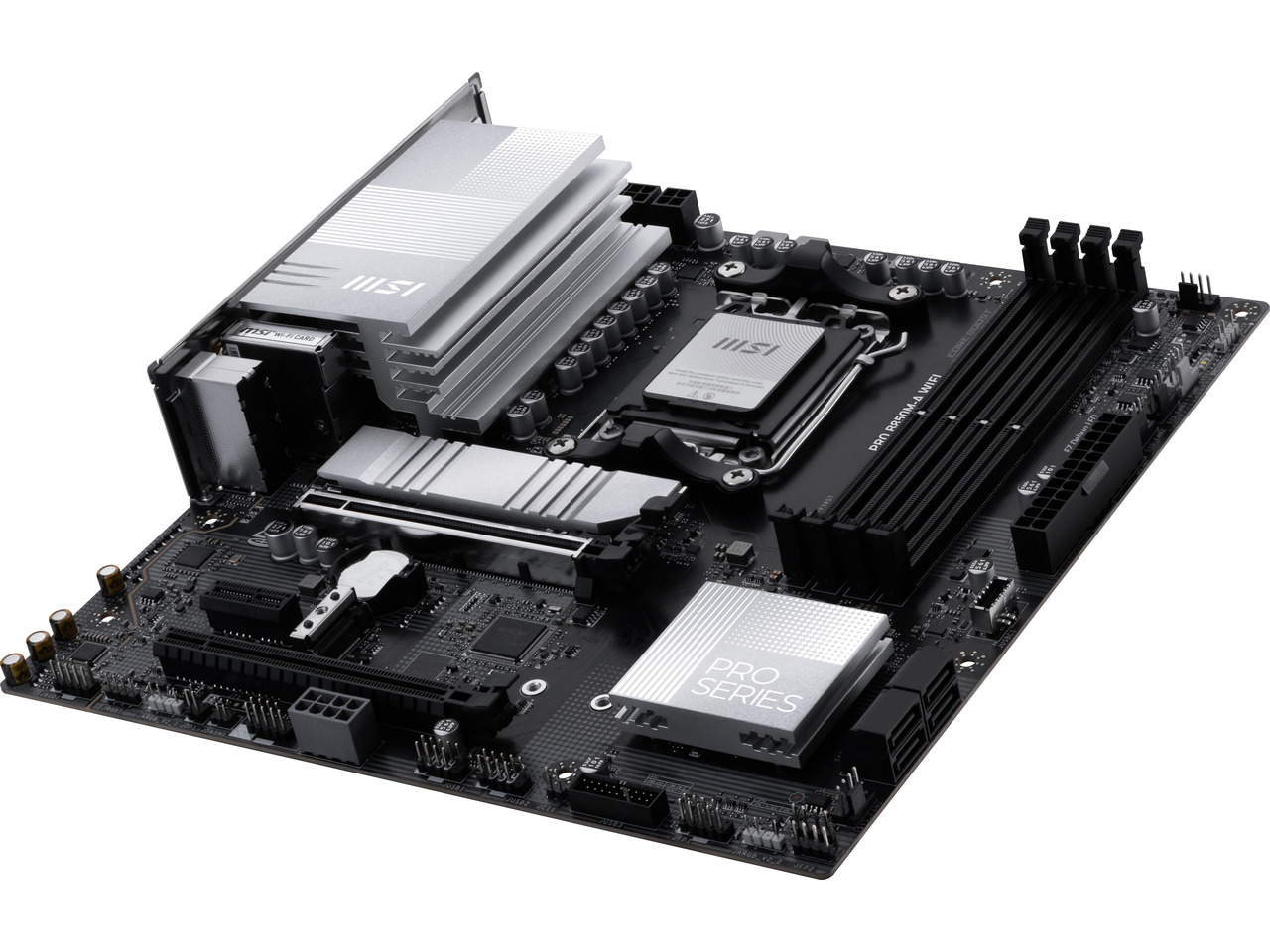لوحة أم MSI PRO B850M-A WIFI A - مراجعة Am5 Micro Atx Pcie 5.0 Motherboard وسعره